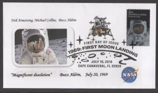 Apollo 11 50th Anniversary Of 1st Moon Landing First Day Cover Usa