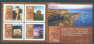 Norfolk Island 2011 World Heritage Sg.  1119 - 30 Self Adhesive Booklet Of 12 Mnh