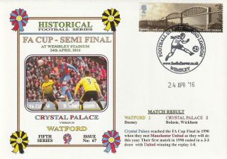 24 April 2016 Watford V Crystal Palace Fa Cup Semi Final Dawn Football Cover