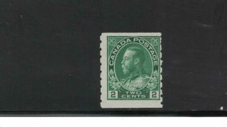 King George V Admiral Issue 2c Green - Coil.  Never Hinged Unitrade 128