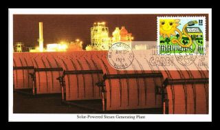 Dr Jim Stamps Us Solar Powered Steam Generating Plant Kids Care Fdc Mystic Cover