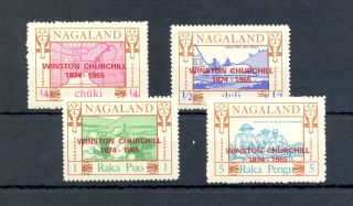 England Local - 4 St.  Nagaland - - Churchill Vf