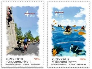 Turkish Northern Cyprus/2018 - Outdoor Sports Stamp Set,  Mnh