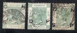 Hong Kong Three Revenue Stamps Postally Used?