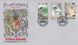 (34244) Gilbert Islands Fdc Silver Jubilee 1977