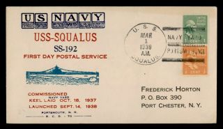 Dr Who 1939 Uss Squalus Navy Submarine Commissioned Prexie C130725