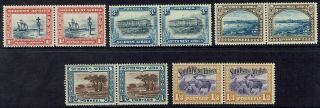 South West Africa 1931 Pictorial Pair Mnh Range To 1/3