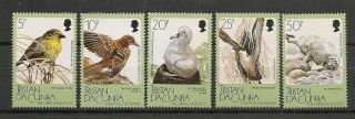 Tristan Da Cunha 1988 Wildlife Fauna Birds Vögel Oiseaux Seal Compl.  Set Mnh