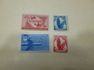United States Scott C47 - C50,  A Set Of 4 Us Airmail Stamps
