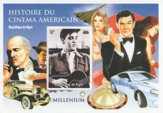 Elvis Presley Rock N Roll History Of American Cinema 1999 Mnh Stamp Sheetlet