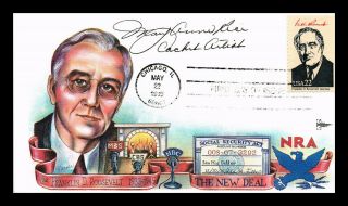 Dr Jim Stamps Us President Franklin D Roosevelt Gill Craft Fdc Cover Chicago