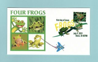 U.  S.  Fdc Cec/fm Cachet - Four Frogs No.  2