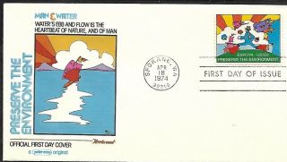 USA 1974,  5 FIRST DAY COVERS,  COSMIC JUMPER 3
