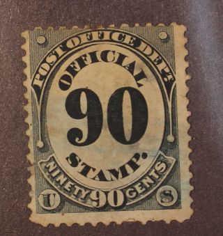Saturday Night Special Scott O56 90 Cents Post Office Official Scv $25.  00