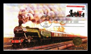 Dr Jim Stamps Us Hudsons General First Day All Over Cover Locomotives