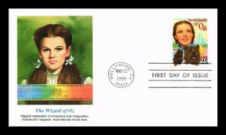Us Cover Wizard Of Oz Movie Dorothy Judy Garland Fdc Fleetwood Cachet