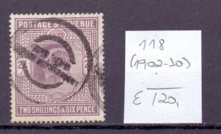 Great Britain 1902 - 1910.  Stamp.  Yt 118.  €120.  00