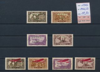 Lk82599 Syria 1925 Airmail Overprint Mh Cv 18,  8 Eur