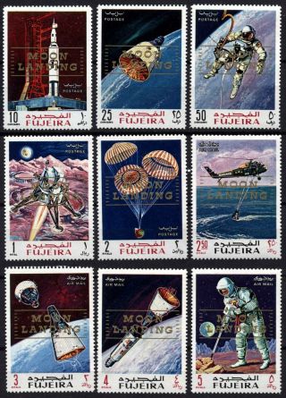 1068 Fujeira 1969 Space Exploration Moon Landing Ovpt Mnh