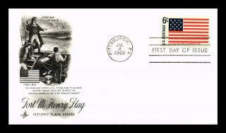 Dr Jim Stamps Us Fort Mchenry Flag Historic Flags First Day Cover Pittsburgh