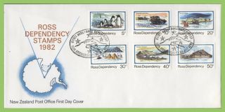 Ross Dependency 1982 Scott Base 25th Anniversary Set On First Day Cover