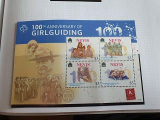 Nevis 2010 Sg Ms2188 Cent Of Girl Guiding Mnh