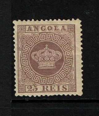 Angola Sc 12,  Hinged,  Hinge Remnants,  See Notes - S8293