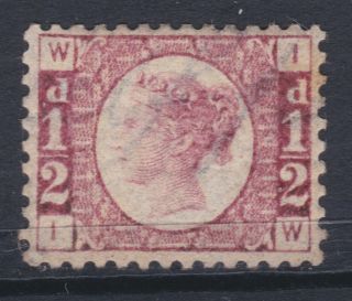 Gb.  Qv.  1870 1/2d Rose Red,  Poss Pl 1.  Small Stain,  But Fine,  Ref Ap199