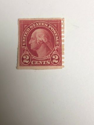 George Washington 2 Cent Stamp Red Very Rare Us Stamp