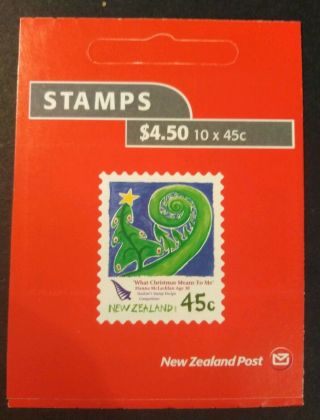 N.  Zealand 2006 Christmas $4.  5 Booklet Muh