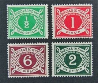 Nystamps British Ireland Stamp J1 - J4 Og H $88