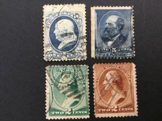 Old Stamps Usa X 4
