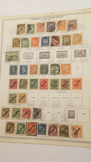 Germany Deutsches Reich 1923 - 1936 Lot Rare Stamps