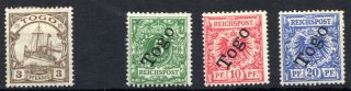 1897/1909,  German / Colonies,  " Togo ",  Mh / Mlh.