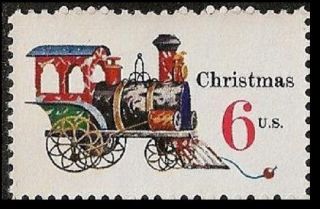 Us 1415 Holiday Antique Toys Tin And Cast - Iron Locomotive 6c Single Mnh 1970