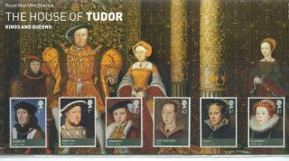 Wbc.  - Gb - Presentation Packs - 2009 - The House Of Tudor - Inc Miniature Sheet