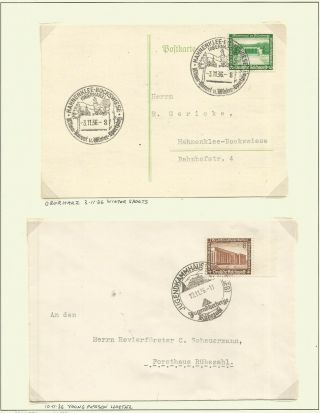 germany,  third reich INC.  Postal history 1 4