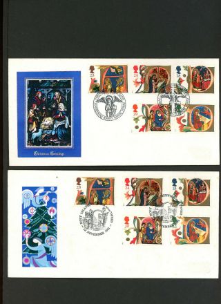 1991 Christmas Stamp Searchers Fdc 