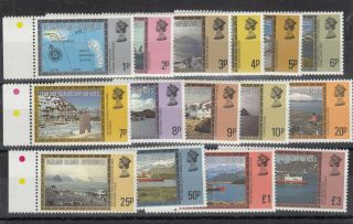 Falkland Islands Dependencies 1985 Views Set To £3 Sg152 Mnh J6274