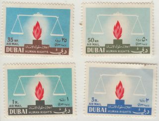 Dubai Uae Human Rights 4v Set