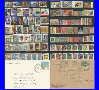 Australia Early And Modern Part Sets Stamps,  2 Postal Covers 0702