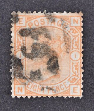 Qv,  1876,  8d.  Orange Value,  Sg 156 Plate 1,  Cat £350.
