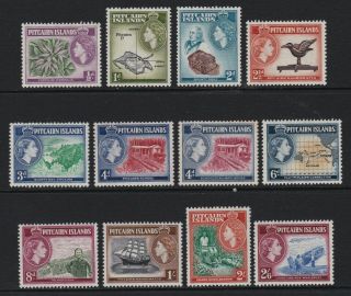 Pitcairn Island 1957 Set Of 12 - Fresh Hinged £50