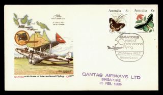 Dr Who 1985 Australia Qantas 50th Anniversary Butterfly C129067
