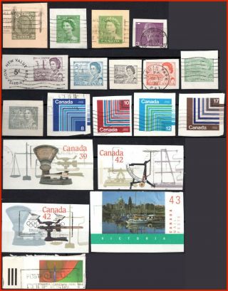 Canada Miscellaneous Postal Stationary Stamps (461) (19 Stamps)