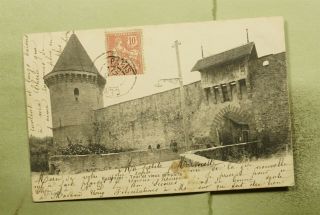 Dr Who 1904 Switzerland Estavayer Postcard To France Postage Due? E52204