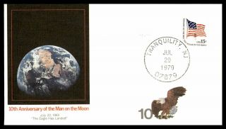 Mayfairstamps Us Event 1979 Tranquility 10th Anniversary Of The Man On The Moon