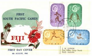 (67) Fidji Fdc Cover - 1963 - Pacific Games
