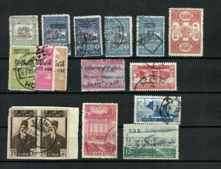 Middle East French Colonies Selection Of Old Stamps Lot (syr 334)