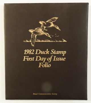 1982 Duck Stamp First Day Of Issue Folio Beauitiful